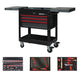 Pro Series | 35" 3-Drawer Slide-Top Service Cart Tool Box with 233-Piece Master Tool Set