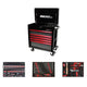 Pro Series | 35" 5-Drawer Flip-Top Service Cart Tool Box with 233-Piece Master Tool Set