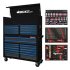 BoxoUSA Pro Series | 53" 20-Drawer Rolling Tool Box with 233-Piece Master Tool Set 53TBM-BK-B
