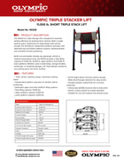 "The Triple Stacker- S" Three-Level 3-Car Storage Lift - Dual-Capacity 5,000 / 6,000 lb. Platforms | Standard Size | 10-Year Warranty | Free Shipping