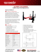 Model: Olympic 4PHDXLA-11 / Open Front Alignment Lift / 11,000-lb. Capacity Car & Truck Maintenance / Turntables / Slip Plates / 138″ W X 246″ L 10-Year Warranty / SHIPS FREE!