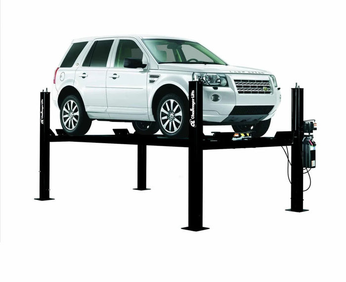 Challenger CL4P9W Four-Post Wide Car Storage Lift 9000 lb Capacity