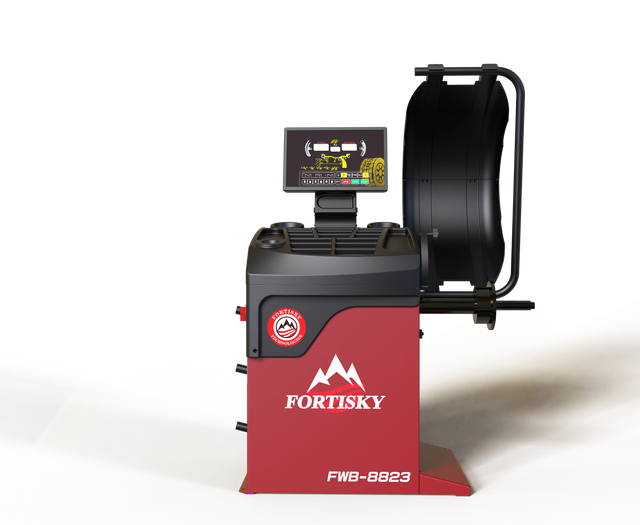 Fortisky 2D Car Wheel Balancer Self-Calibration w/Laser Light FWB-8823
