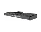Model: Olympic HDMBL-10 "The Skipper" Portable Boat & Trailer Storage Lift / Extra Wide / Extra Long / Adjustable Width Runway / Sliding Hitch Wheel Rest / 84″ Storage Space / 125″ Between Posts / 195″ Platform Length / 10 Year Warranty / SHIPS FREE!