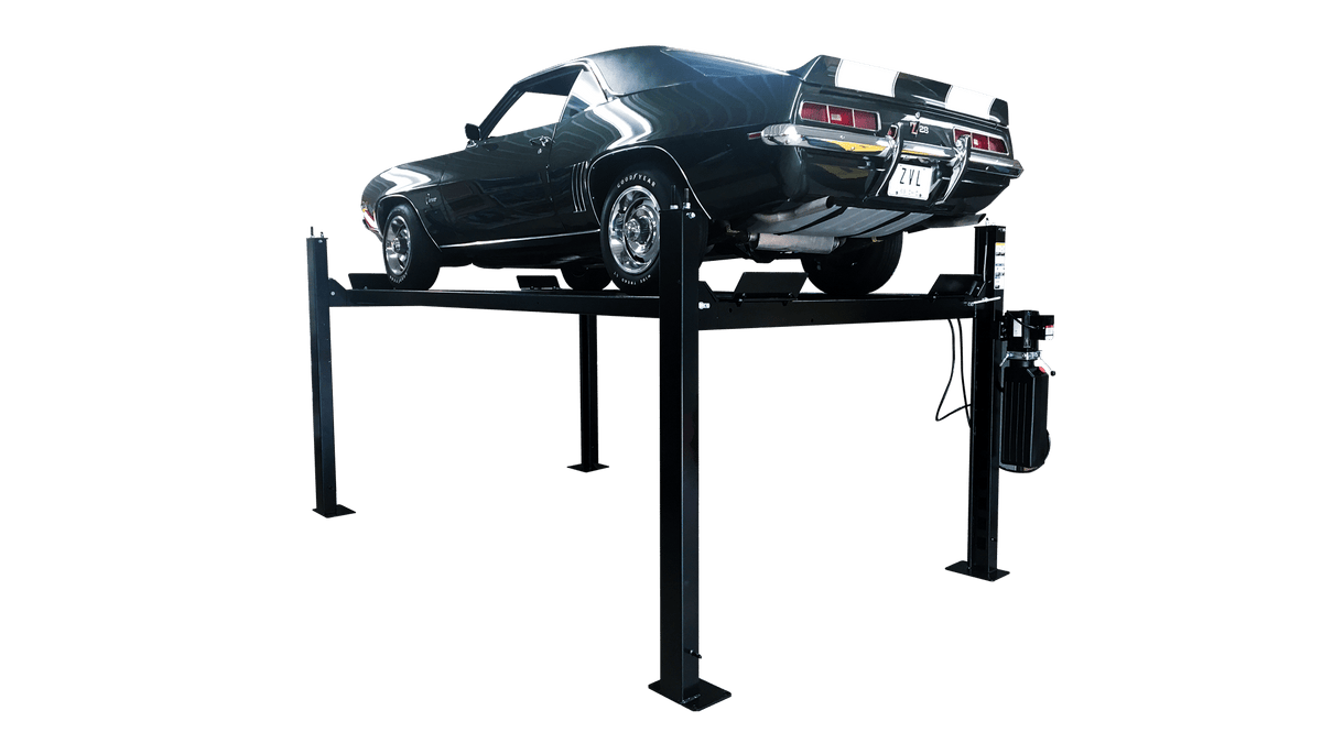 Challenger CL4P7 Four Post Car Lift 7,000 lb Home Garage