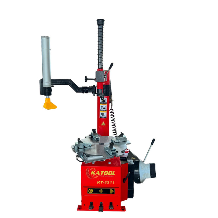 KT-8211 Tire Changer Machine with Left Assist Arm & Rotatable Mounting Head