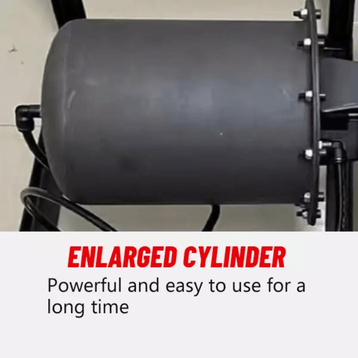 Air cylinder mounted under the KT-2002 frame