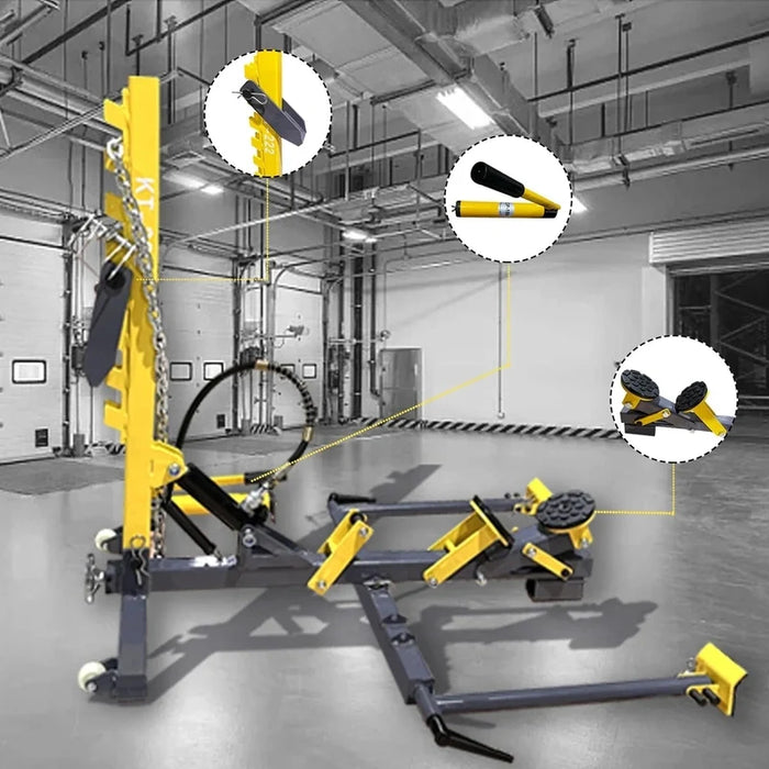 Katool KT-222 Frame Puller Straightener in a shop