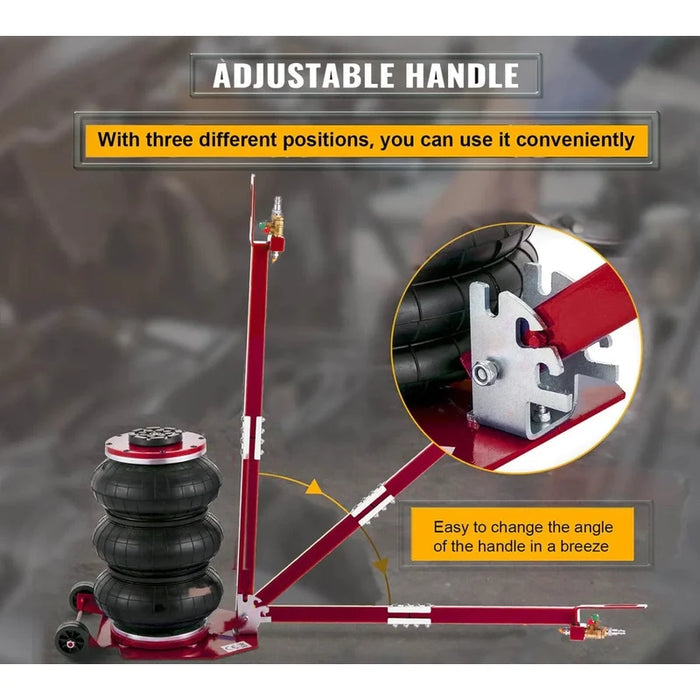 Katool KT-AJ30 Bag 3 Ton Pneumatic Air Jack Adjustable Handle