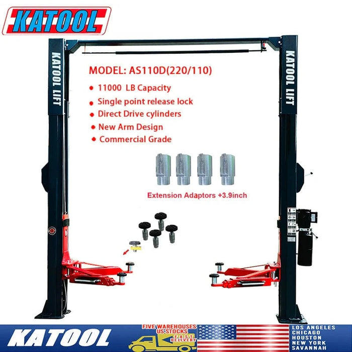 AS110D promo panel with extension adaptors and five US warehouse locations