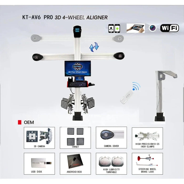 Katool KT-AV6 Wheel Alignment Machine Parts