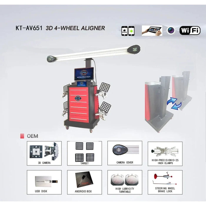 Katool KT-AV651 Wheel Alignment Machine Parts