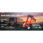 Katool KT-M3000 Mini Side Car Lift For Quick Tire Changing Specifications