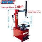 Katool KT-T800 & KT-B750 Tire Changer & Wheel Balancer Combo Measurements