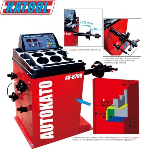 Katool Tire Changer KT-T810 & Wheel Balancer KT-B700 Combo Product Features