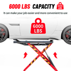 Katool KT-X66 6600 lbs Portable Mid Rise Scissor Lift Capacity