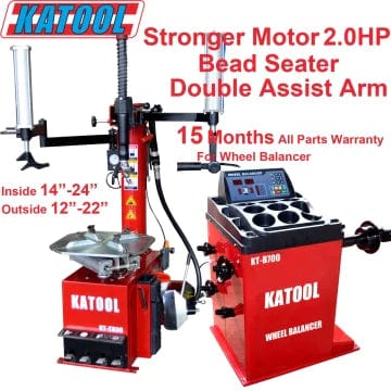 Katool Tire Changer KT-T830 & Wheel Balancer KT-B700 Combo Product Features