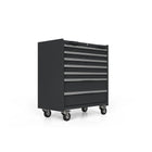 BoxoUSA OSM Pro Series | 34" 7-Drawer Roller Cabinet MST340072-RBK-S