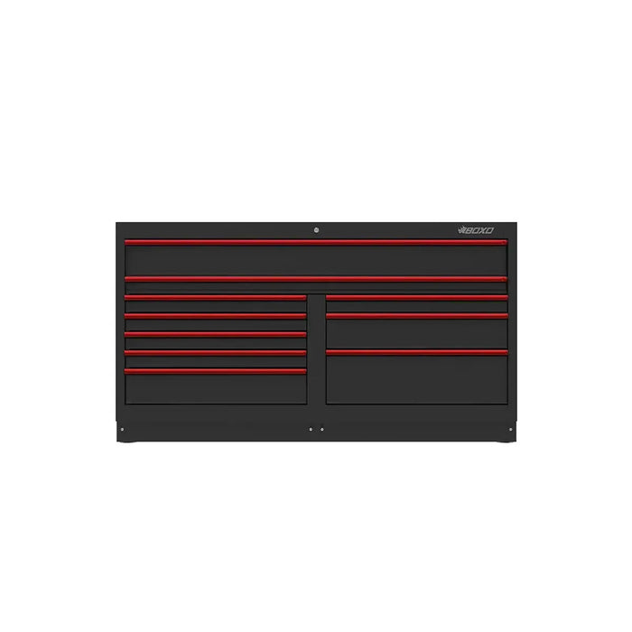 BoxoUSA OSM Pro Series | 68" 10-Drawer Cabinet MST68A101-RBK-R