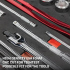 BoxoUSA MotoBox | 103-Piece Metric Motorcycle Tool Set with 5-Drawer Hand Carry Tool Box MOTOBX5-BK