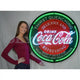 Coca-Cola Evergreen Neon Sign In 36″ Steel Can / Model: O-9CCGRN