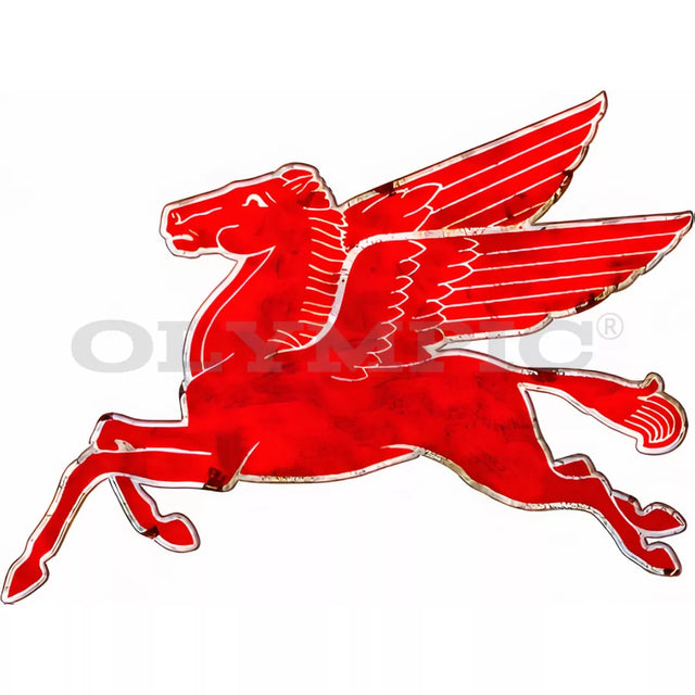 Model: O-RVG2752P / Distressed Pegasus Flying Horse Sign 47×36