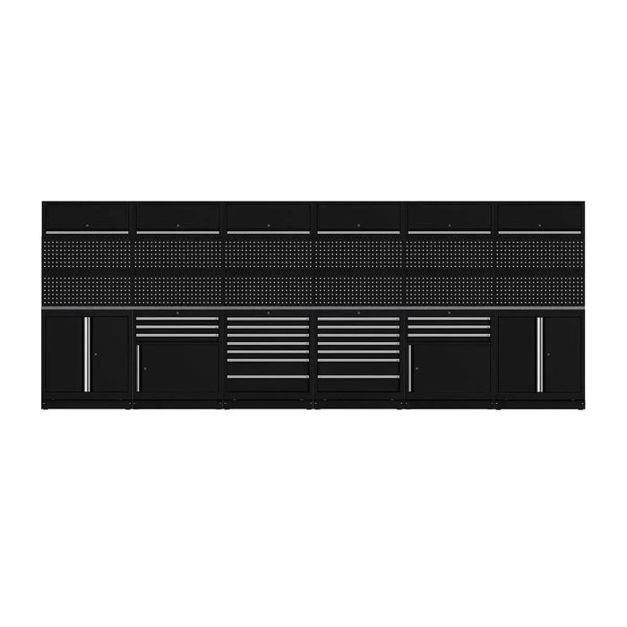 BoxoUSA OSM Pro Series | 204" 26-Piece Professional Organized Storage Modules Build Out | 20-Drawers, 6-Cabinets OSM-B12-S