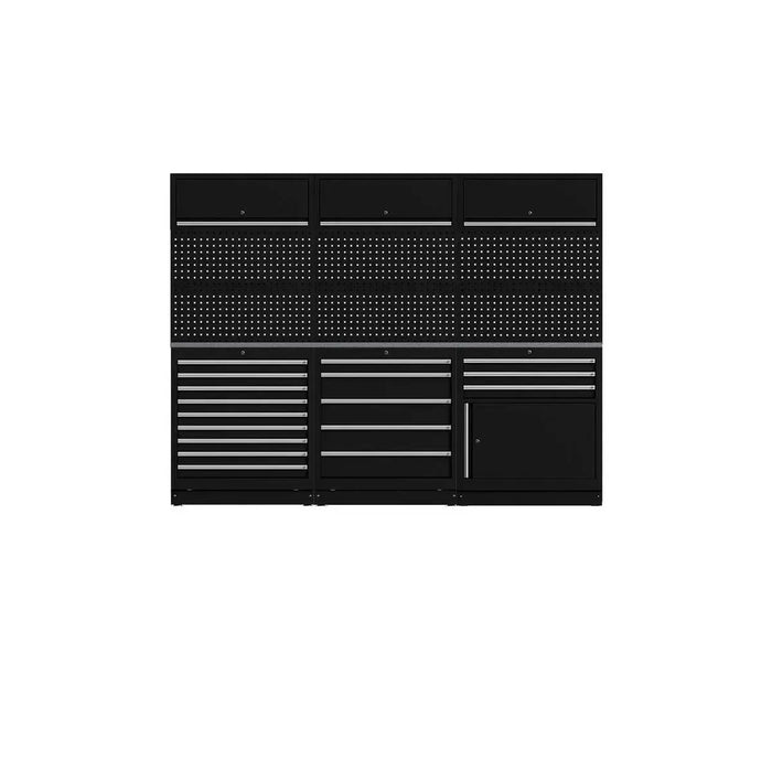 BoxoUSA OSM Pro Series | 102" 13-Piece Professional Organized Storage Modules Build Out | 17-Drawers, 3-Cabinets OSM-B15-S