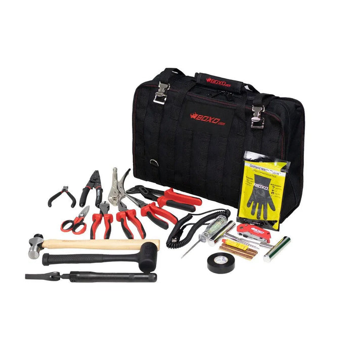 BoxoUSA Off-Road Bag Combo | 108-Piece Off-Road Tool Bag and SAE Tool Roll 