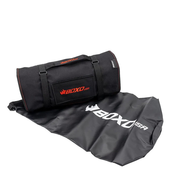 BoxoUSA Boat Roll | 82-Piece Metric and SAE Marine Tool Roll and Dry Bag PA922