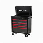 BoxoUSA Pro Series 35" | 5-Drawer Flip-Top Service Cart Tool Box UAS342051LM-BK-R