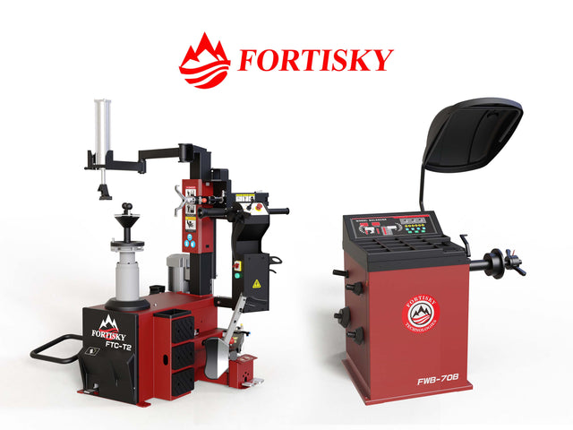 Fortisky Leverless Center Post Tire Changer Combo T2-70B