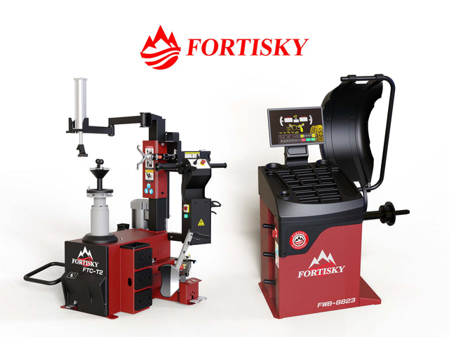 Fortisky Leverless Center Post Tire Changer Combo T2-8823