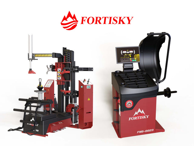 Fortisky Leverless Center Post Tire Changer Combo T8-8823