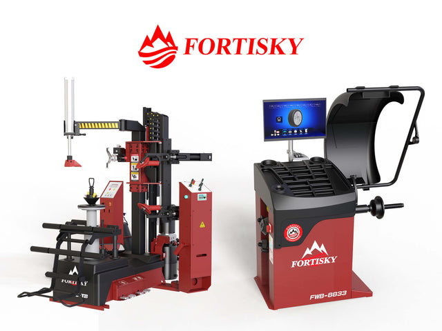 Fortisky Leverless Center Post Tire Changer Combo T8-8833