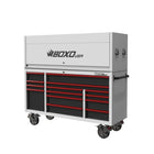 BoxoUSA Pro Series | 72" 14-Drawer Garage Top Rolling Tool Box with 233-Piece Master Tool Set 72TBM-BK-R