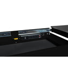 BoxoUSA Pro Series | 35" 3-Drawer Slide-Top Service Cart Tool Box with 233-Piece Master Tool Set 35SBM-BK-R