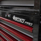 BoxoUSA Pro Series | 26" 6-Drawer Rolling Tool Box with 233-Piece Master Tool Set 26BM-BK-B
