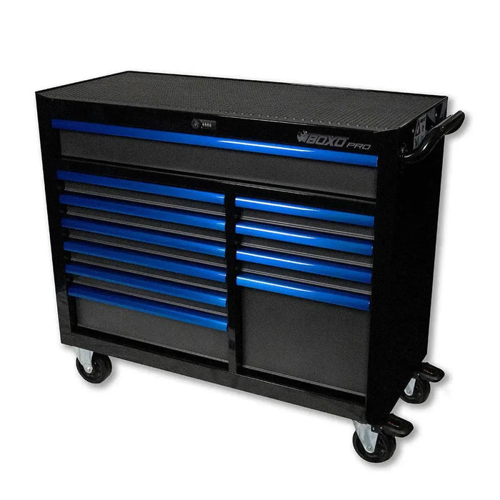 BoxoUSA Pro Series | 45" 11-Drawer Rolling Tool Box UAT450111LM-BK-B