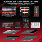 BoxoUSA 6-Piece Hammer & Punch Set | 1/3rd EVA Foam BX013B-R