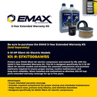 EMAX Silent Air Industrial 7.5 HP 80-Gallon 2-Stage Single-Phase Vertical Air Compressor – 31 CFM, Pressure-Lubricated Pump (ES07V080V1)