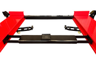 Model: Olympic HDMBL-10 "The Skipper" Portable Boat & Trailer Storage Lift / Extra Wide / Extra Long / Adjustable Width Runway / Sliding Hitch Wheel Rest / 84″ Storage Space / 125″ Between Posts / 195″ Platform Length / 10 Year Warranty / SHIPS FREE!