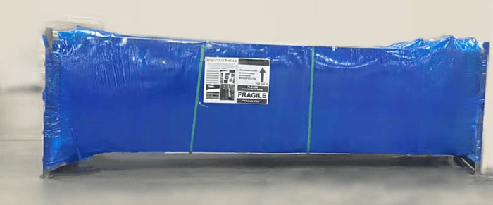 katool h115z two post lift shipping packaging