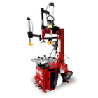 KT-T830 wheel-clamp tire changer with dual assist arms and pedal bank