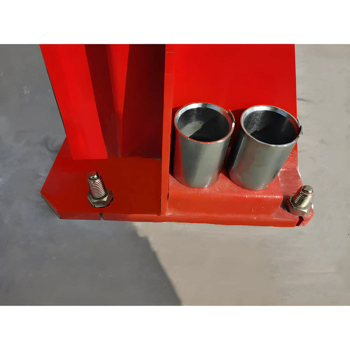Close-up of Katool Vehicle Lift components with durable metal fittings and sturdy construction