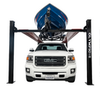 Model: Olympic HDMBL-10 "The Skipper" Portable Boat & Trailer Storage Lift / Extra Wide / Extra Long / Adjustable Width Runway / Sliding Hitch Wheel Rest / 84″ Storage Space / 125″ Between Posts / 195″ Platform Length / 10 Year Warranty / SHIPS FREE!
