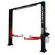 Olympic 2PCF-9 / 9,000‐lb. / Symmetric Post Clear floor / Dual Point Lock Release / 2-Stage Arms / 2-Stage Foot Pads / 142″ H X 129″ W / 10-Year Warranty / SHIPS FREE!