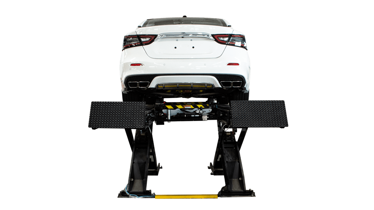 Challenger SX14 14,000 lb Scissor Alignment Lift with LED Lighting